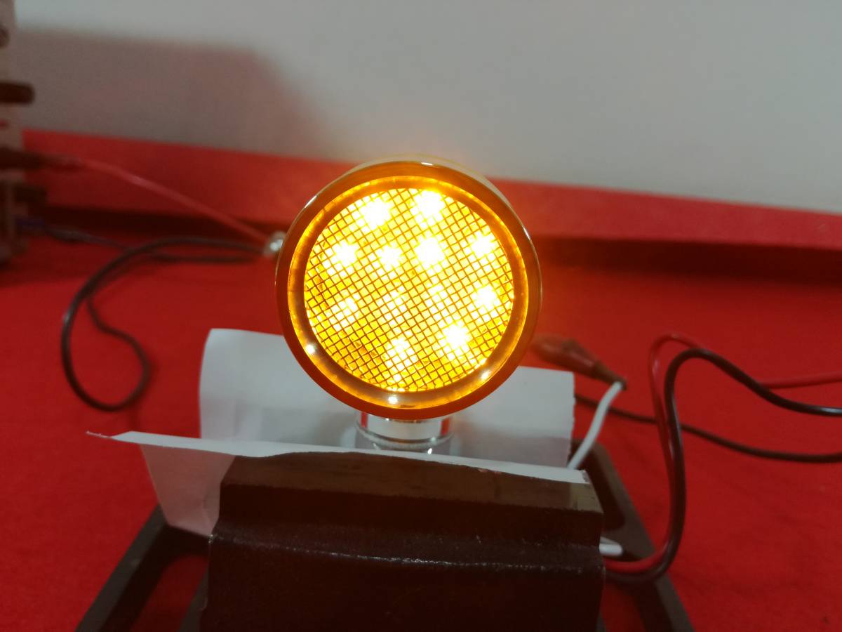 真鍮 削り出し LED ウインカー 4個セット 強化版 メッシュ 真鍮 削り出し LED ウインカー 4個セット 強化版 メッシュ