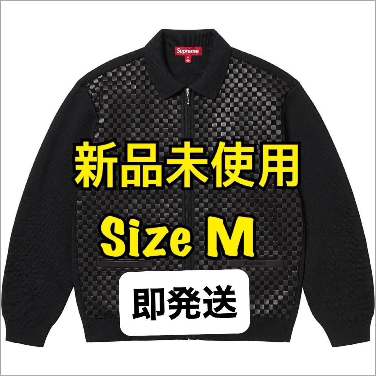 Supreme Woven Leather Zip Up Cardigan m|Yahoo!フリマ(旧 Supreme Woven Leather Zip Up Cardigan m|Yahoo!フリマ(旧