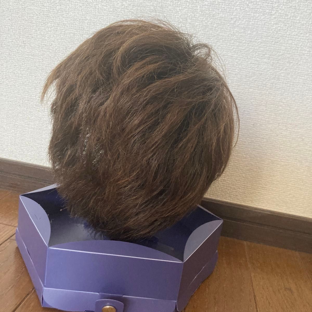 ブラウン ショート高級ウィッグ 人毛ミックス フォンテーヌ VR09 ブラウン ショート高級ウィッグ 人毛ミックス フォンテーヌ VR09