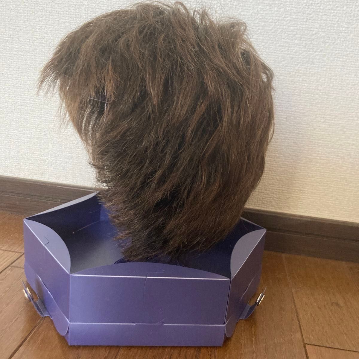 ブラウン ショート高級ウィッグ 人毛ミックス フォンテーヌ VR09 ブラウン ショート高級ウィッグ 人毛ミックス フォンテーヌ VR09