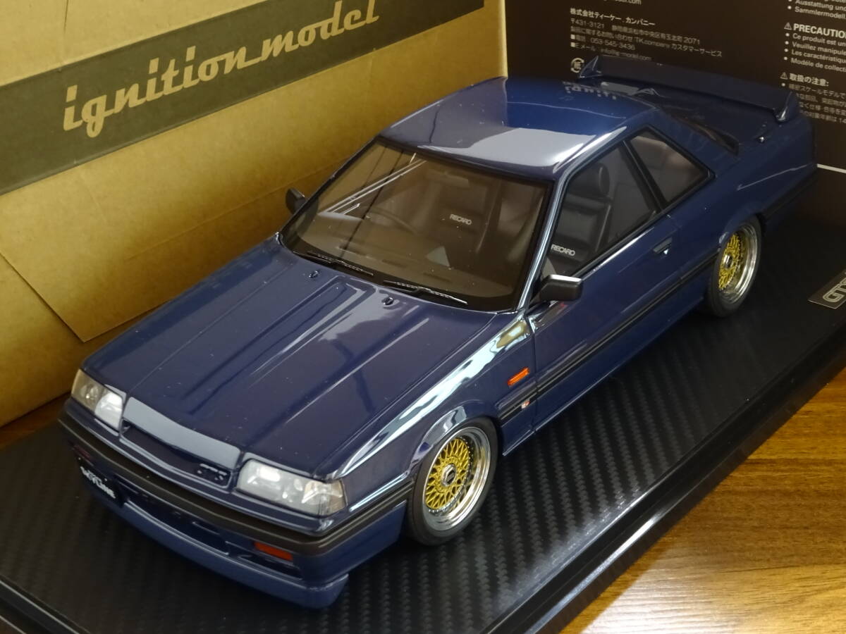 ☆IG3508☆1/18 Nissan Skyline GTS-R (R31) Blue Black☆17inch ☆IG3508☆1/18 Nissan Skyline GTS-R (R31) Blue Black☆17inch