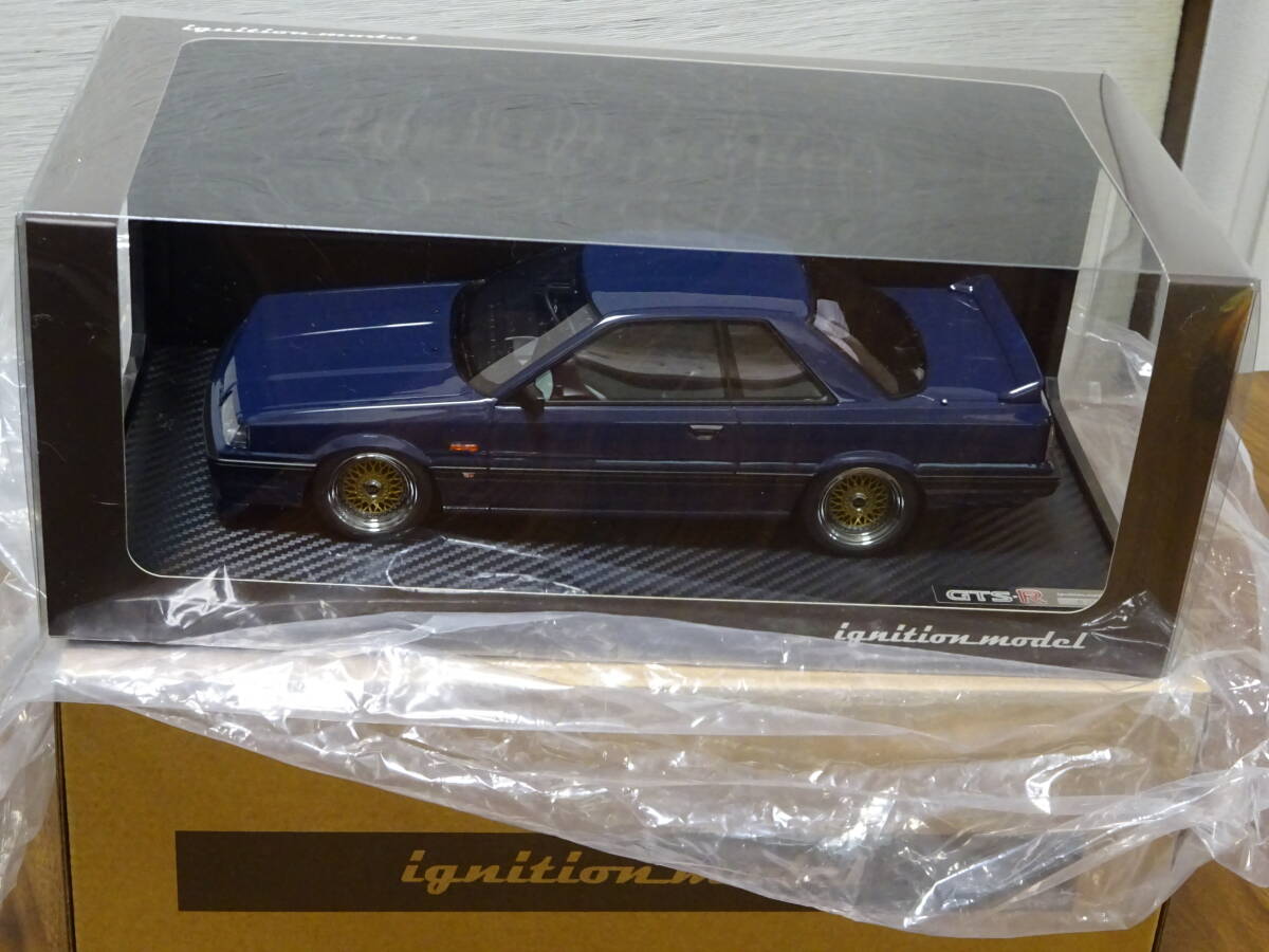 ☆IG3508☆1/18 Nissan Skyline GTS-R (R31) Blue Black☆17inch ☆IG3508☆1/18 Nissan Skyline GTS-R (R31) Blue Black☆17inch