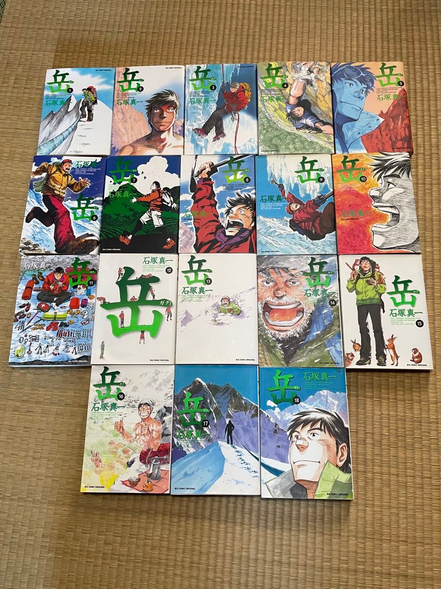 岳 全9巻セット 石塚真一 岳 全巻セット コミック 完結 全巻 石塚真一 コミック全巻セット