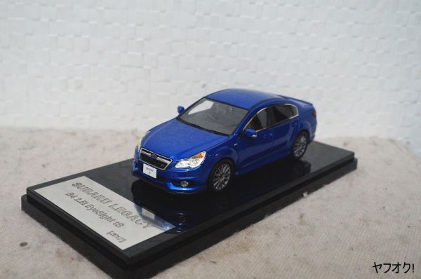 【楽ギフ_のし宛書】 WIT'S スバル レガシィ 2.5i アイサイト ts 1/43 ミニカー 青 乗用車