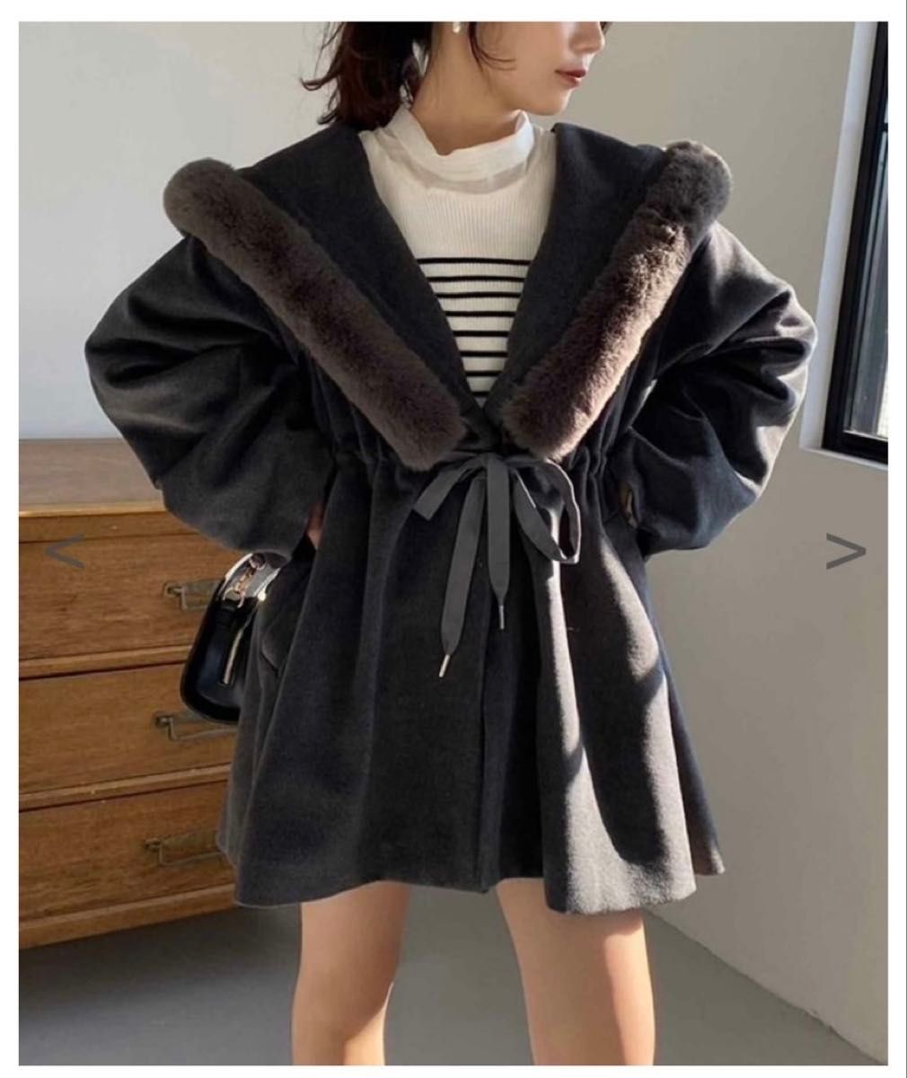 NICE CLAUP ナイスクラップ フェイクファー あざとモテコート NICE CLAUP ナイスクラップ フェイクファー あざとモテコート