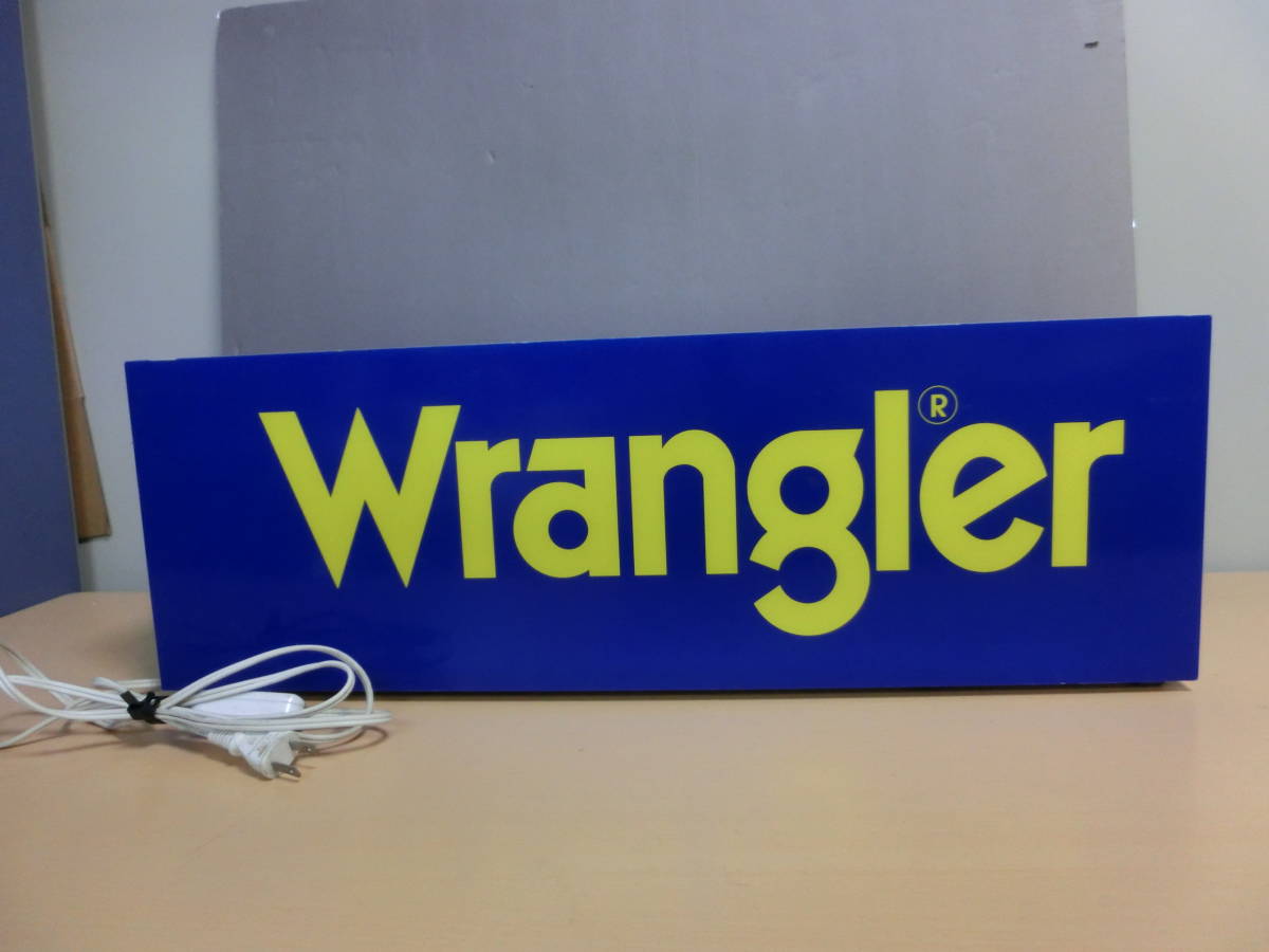 Wrangler ラングラー 看板 ランプ 非売品 貴重品 激レア 電飾 ネオンサイン_画像3