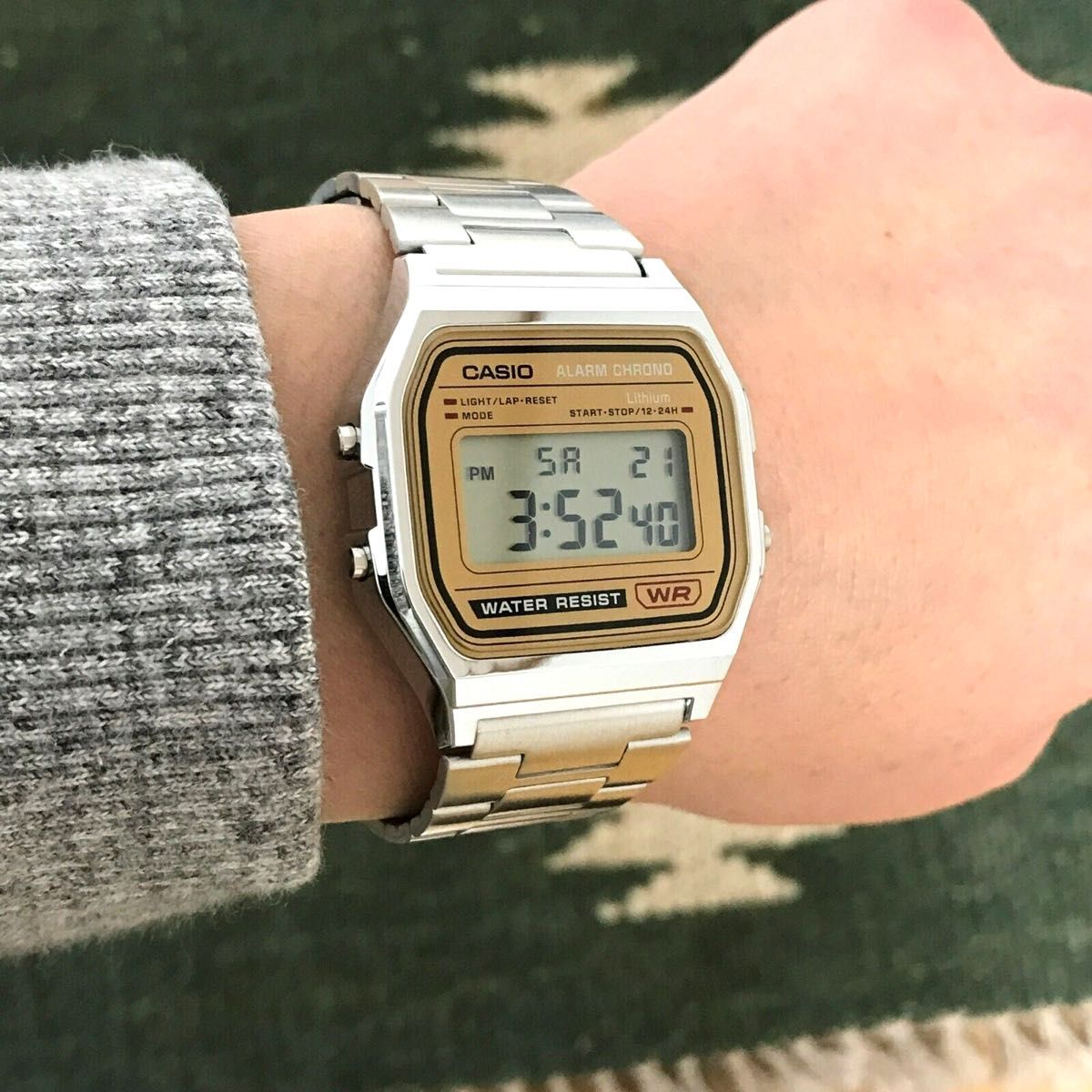 【新品未開封】カシオ デジタル腕時計 ステンレス レトロ風モデル チープカシオ ゴールド 【新品未開封】カシオ デジタル腕時計 ステンレス レトロ風モデル チープカシオ ゴールド