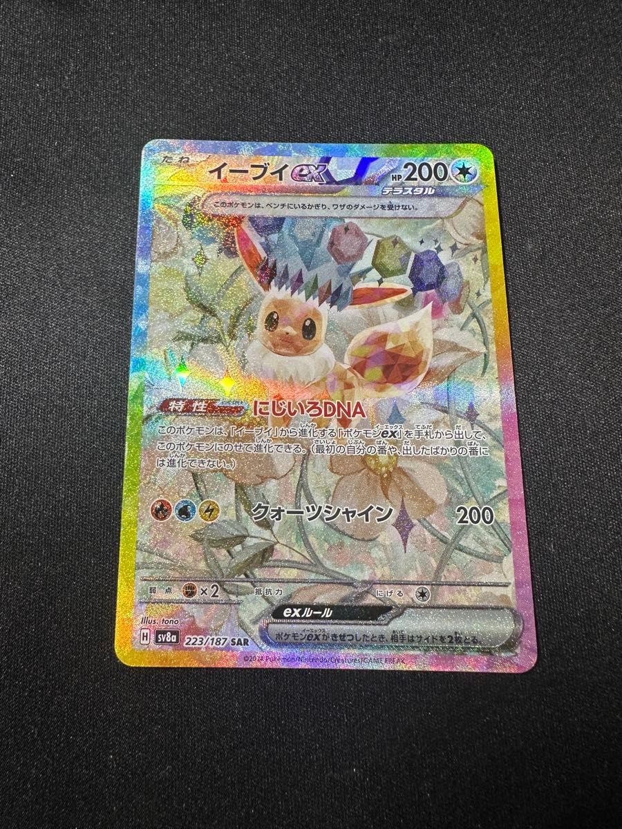PSA10 3連番イーブイex SAR 224/187 SV8aテラスタルフェス PSA10 3連番イーブイex SAR 224/187 SV8aテラスタルフェス