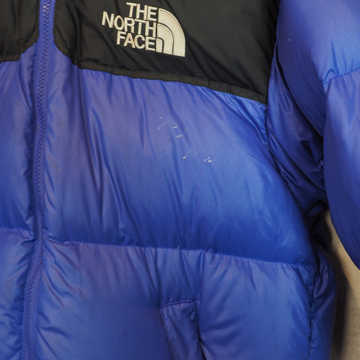 USED THE NORTH FACE NUPTSE JKT ”AZTEC” XSサイズ ヌプシ ノースフェイス 90S ダウンジャケット 700FIL アズテック 89C1_画像3