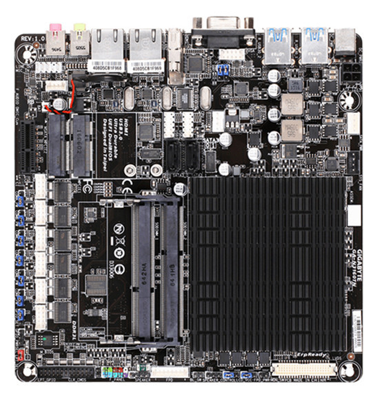 美品 GIGABYTE N3160TN マザーボード Intel N3160 Celeron N3160（1.6-2.24GHz） 対応 Mini-ITX DDR3