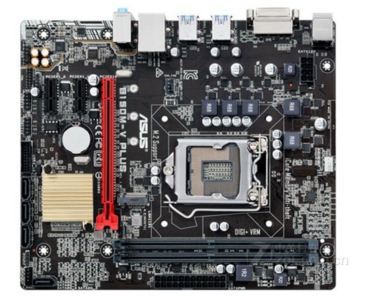 新品に近い ASUS B150M-V PLUS マザーボード Intel B150 M.2 第6世代CPU LGA 1151 Micro ATX DDR4パーツ
