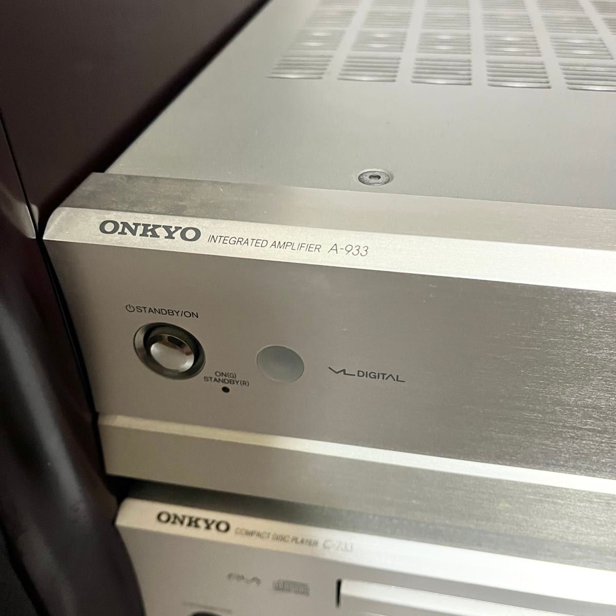 ONKYO INTEC 一式セット プリメインアンプ A-933 CDプレーヤー C ONKYO INTEC 一式セット プリメインアンプ A-933 CDプレーヤー C