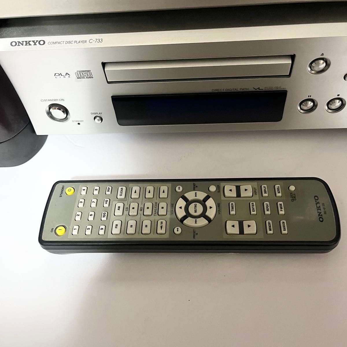 ONKYO INTEC 一式セット プリメインアンプ A-933 CDプレーヤー C ONKYO INTEC 一式セット プリメインアンプ A-933 CDプレーヤー C