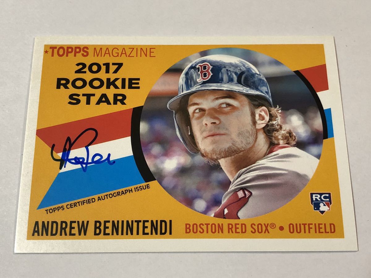 ＜ホワイトソックスと大型契約!!＞■ベニンテンディー(BENINTENDI) 150枚限定 直筆サインルーキーカード(AUTO RC)■2017 TOPPS ARCHIVES _画像1