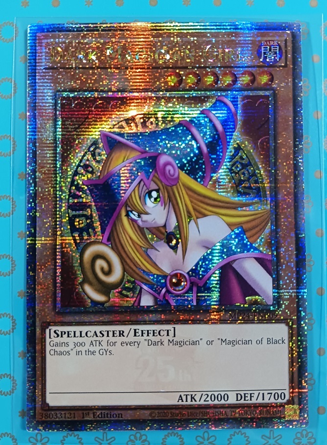 遊戯王 ブラックマジシャンガール 25thシク クオシク アジア版 遊戯王 ブラックマジシャンガール 25thシク クオシク アジア版
