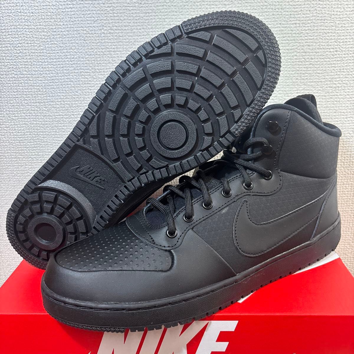 NIKE COURT BOROUGH MID WINTER 30cm ブラック黒|Yahoo!フリマ NIKE COURT BOROUGH MID WINTER 30cm ブラック黒|Yahoo!フリマ