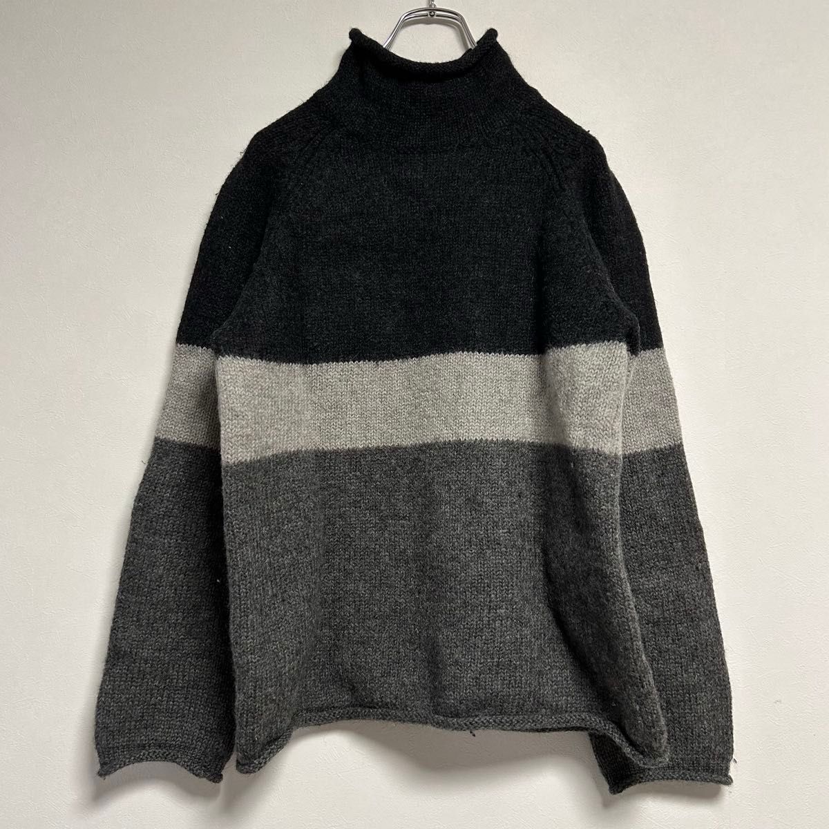古着 90s OLD J crew 名作 ウール ロールネック セーター ニット 古着 90s OLD J crew 名作 ウール ロールネック セーター ニット