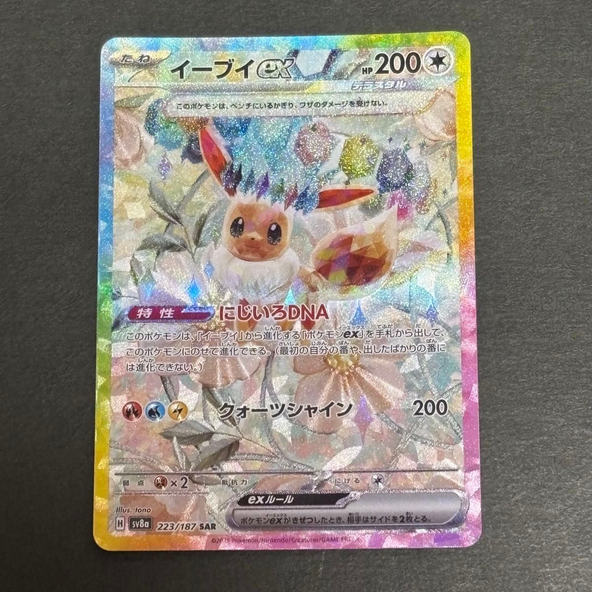 ポケモンカード テラスタルフェスex イーブイex SAR|Yahoo ポケモンカード テラスタルフェスex イーブイex SAR|Yahoo