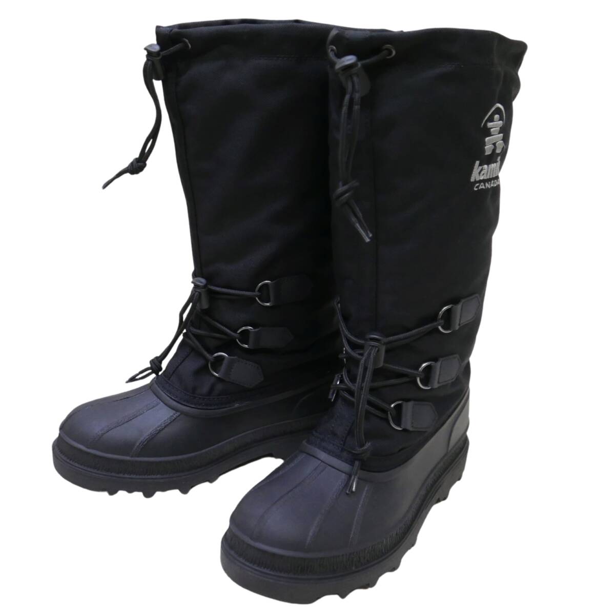 即決 カミック カナック BLK/27cm 深雪対応 防寒ブーツ カナダ製 即決 カミック カナック BLK/27cm 深雪対応 防寒ブーツ カナダ製