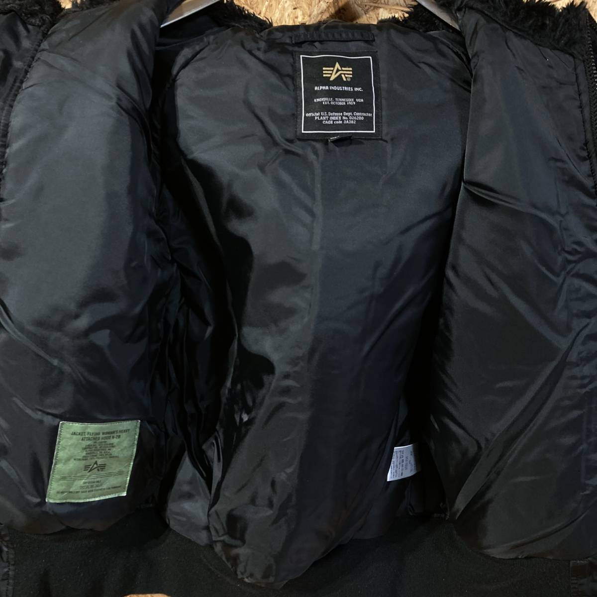 UNITED ARROWS ALPHA INDUSTRIES N-2B M コラボ 別注 GREEN LABEL RELAXING_画像4