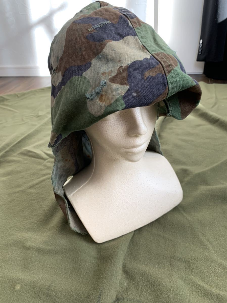 良質 米軍 実物 放出品 ウッドランド ヘルメット カバー サイズ USA