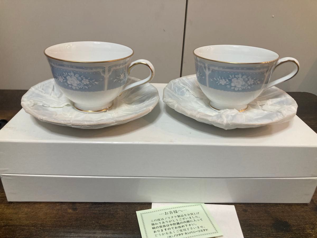 Noritake ノリタケ カップ ソーサー 金彩 ティーカップ ペア Noritake ノリタケ カップ ソーサー 金彩 ティーカップ ペア