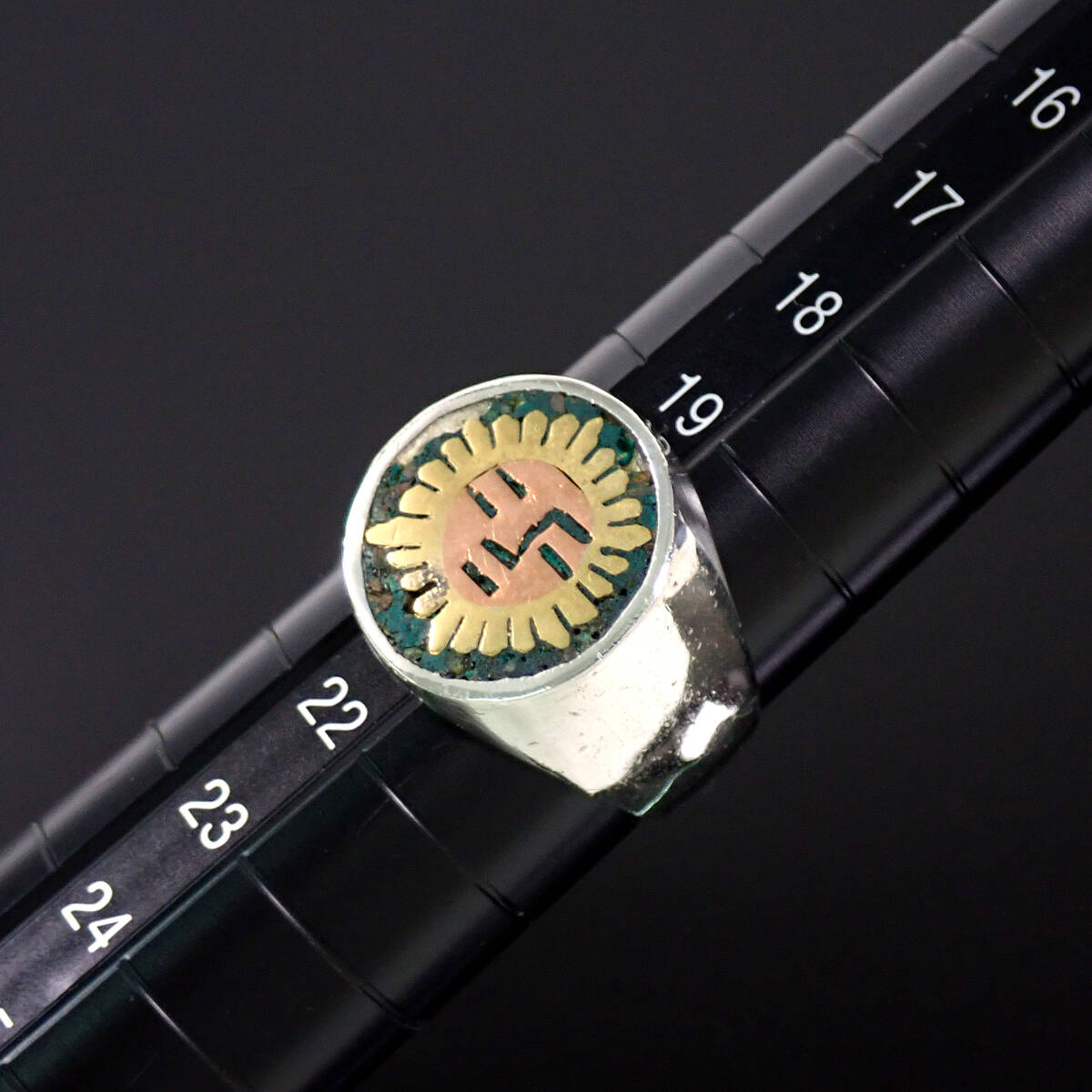 SUN-GOD ヴィンテージ シルバー リング 20号(φ19.3mm) Vintage SUN-GOD ヴィンテージ シルバー リング 20号(φ19.3mm) Vintage