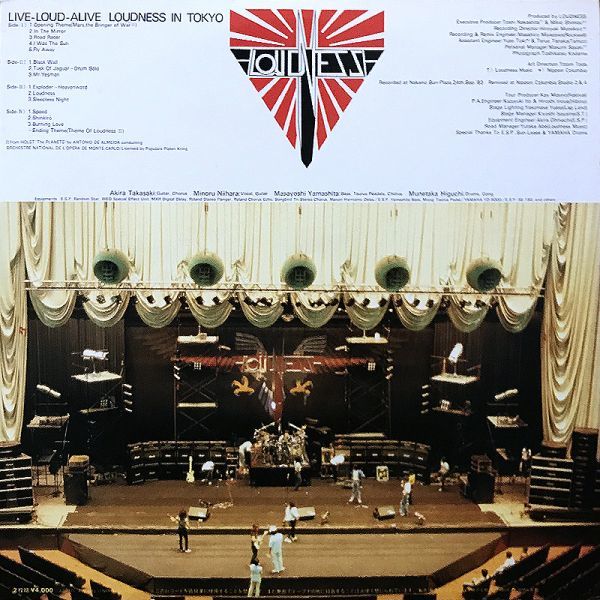 [ domestic record /HR/HM]Loudness loud nes/ Live-Loud-Alive - Loudness In Tokyo # Columbia / AZ-7173~4