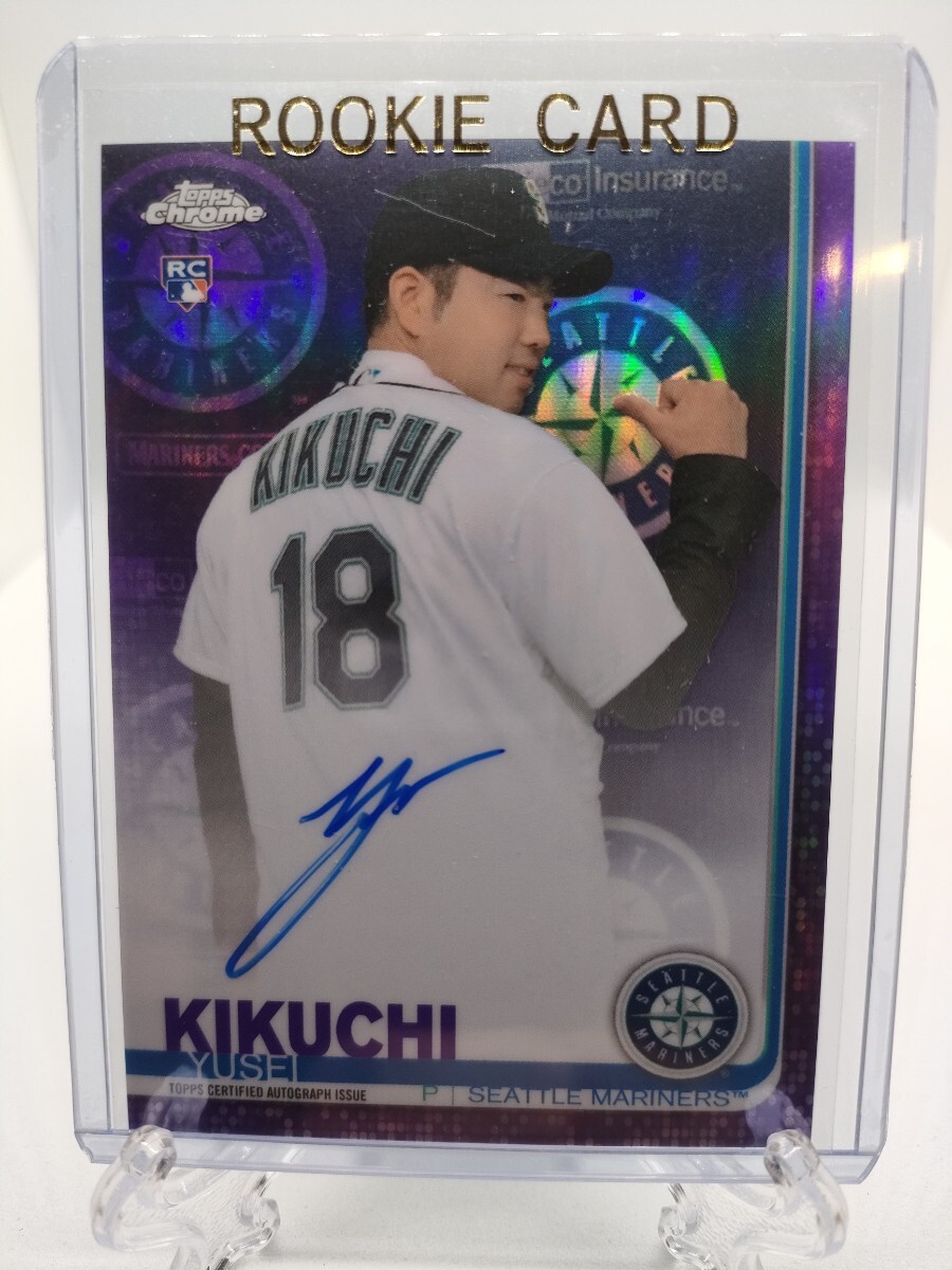 あなたにおすすめの商品 限定99枚 菊池雄星 ルーキー 直書き直筆サインカード Topps 2019 Topps