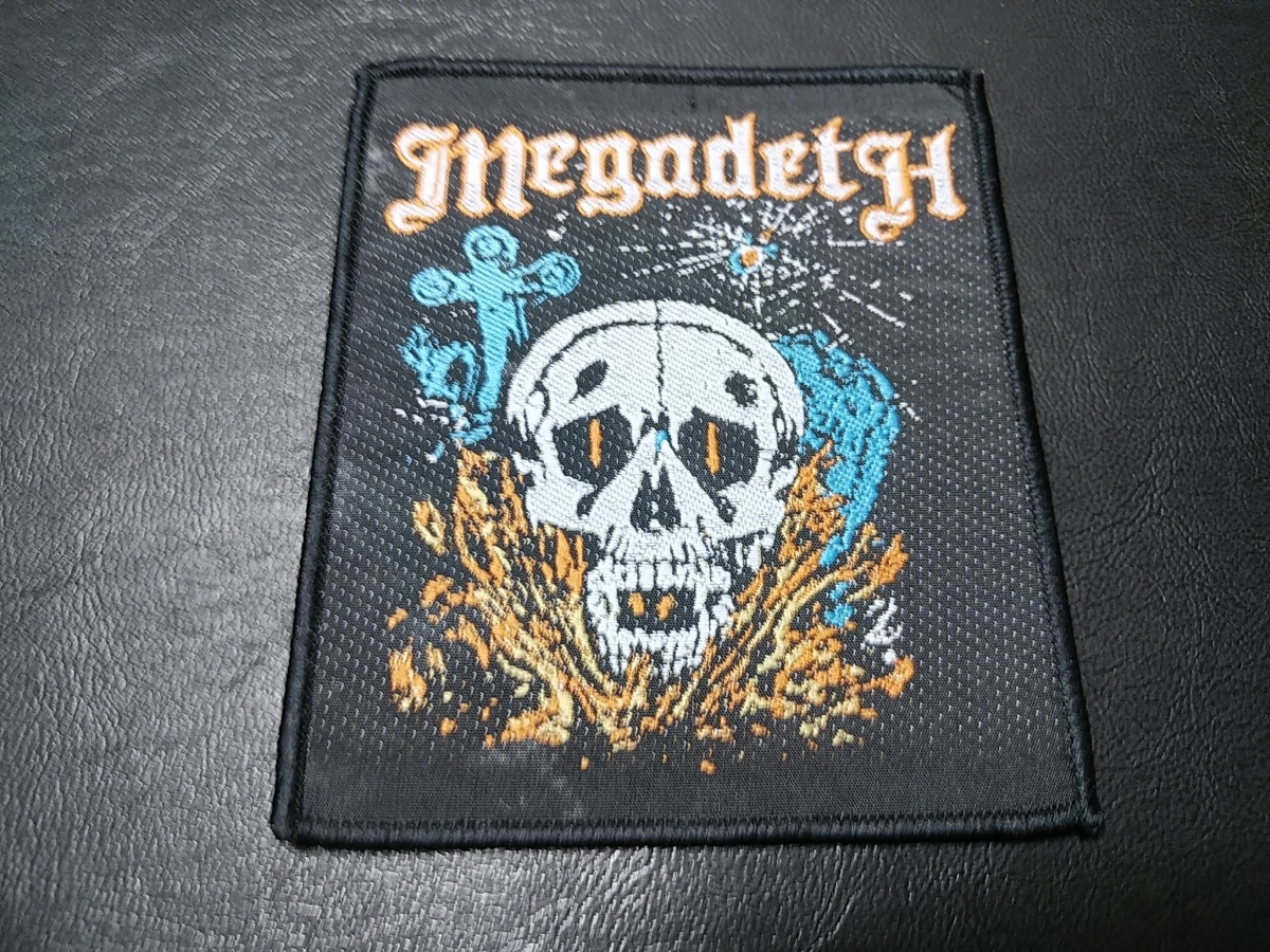 MEGADETH 刺繍パッチ ワッペン メガデス / slayer metallica exodus possessed exhorder testament pantera_画像1