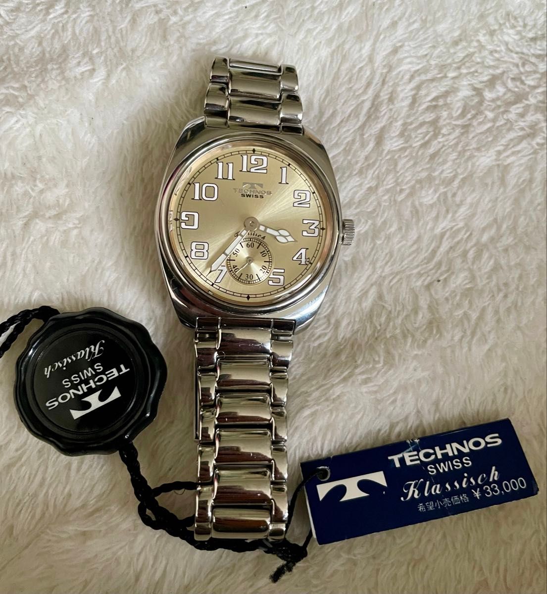 美品 TECHNOS Swiss Klassisch 腕時計 クォーツ QZ ラウンド 稼働品 美品 TECHNOS Swiss Klassisch 腕時計 クォーツ QZ ラウンド 稼働品