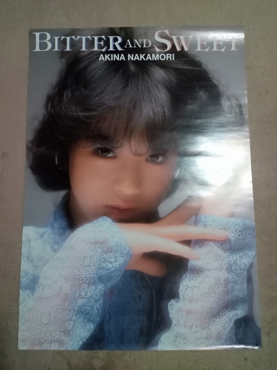 中森明菜 B2サイズ ポスター BITTER AND SWEET当時品 Yahoo!オークション - 中森明菜「BITTER AND SWEET」B2ポスター
