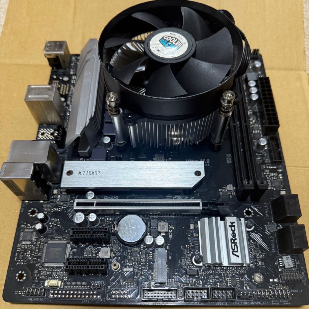 CPU Core i7 10700 組み込み済み ASRock マザーボード B460M CPU Core i7 10700 組み込み済み ASRock マザーボード B460M