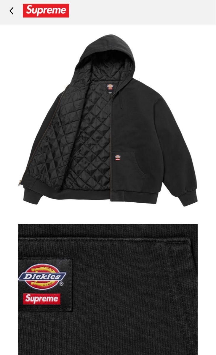 Supreme x Dickies Quilted Lined Zip Up Hooded Sweatshirt Supreme x Dickies Quilted Lined Zip Up Hooded Sweatshirt