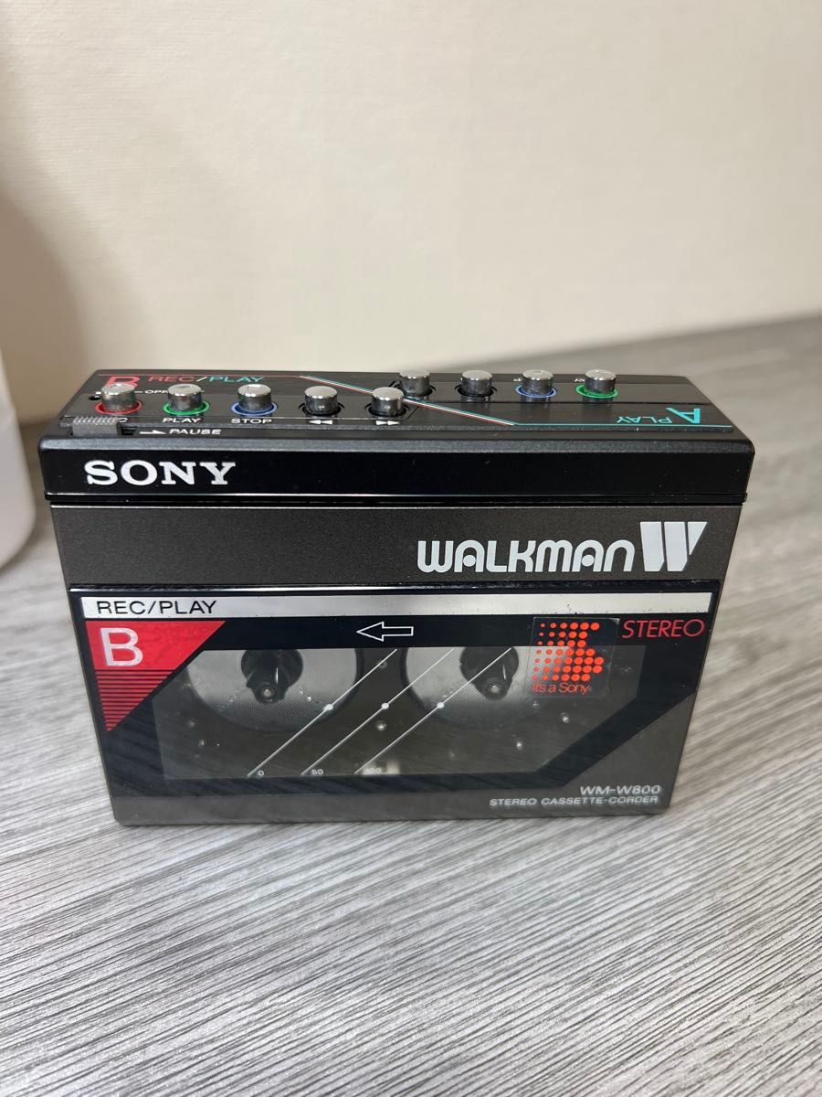 SONY WALKMAN WM-W800ソニー ウォークマン ダブルカセット SONY WALKMAN WM-W800ソニー ウォークマン ダブルカセット