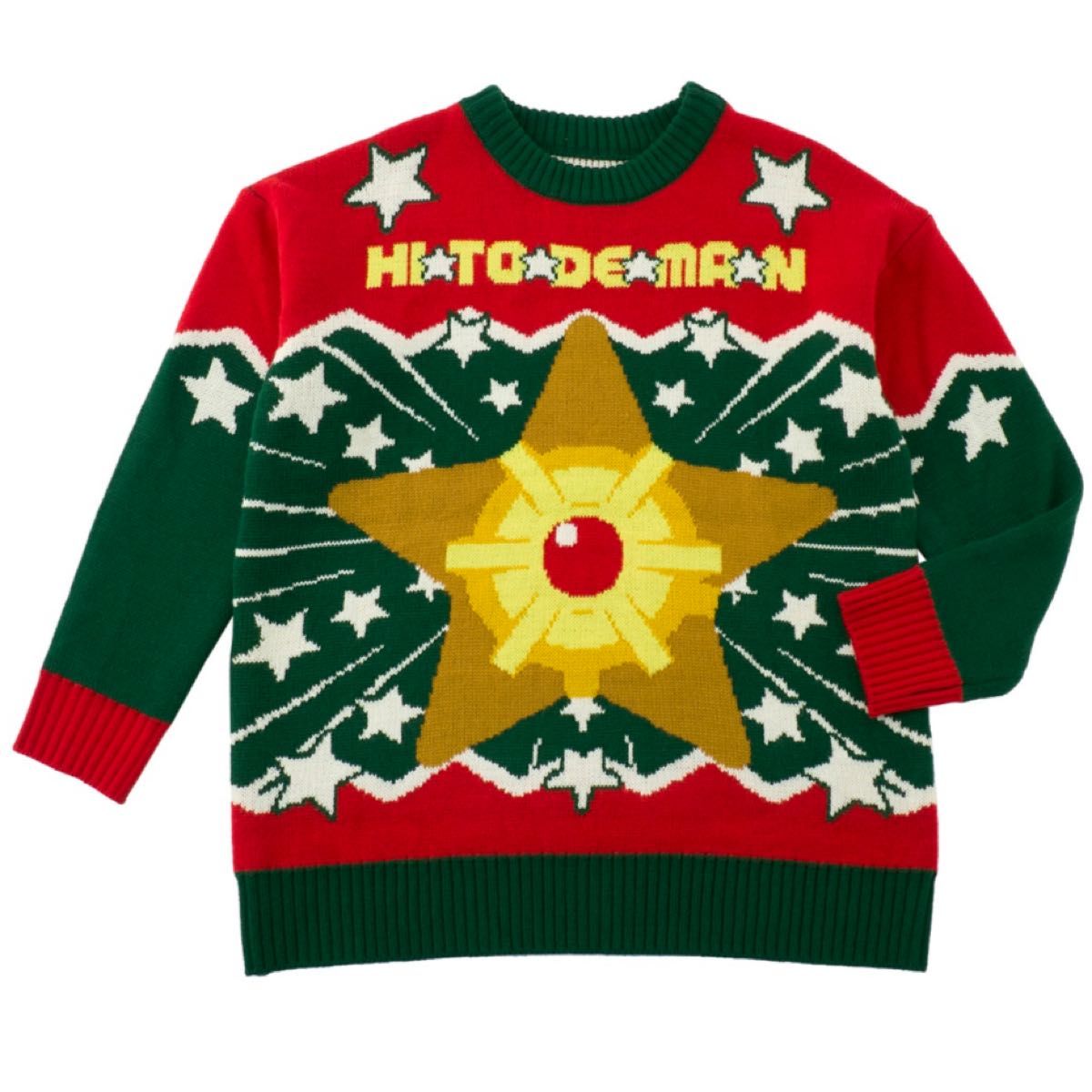 新品 新品 Pokemon ポケモン ヒトデマン ニット クリスマス 新品 新品 Pokemon ポケモン ヒトデマン ニット クリスマス