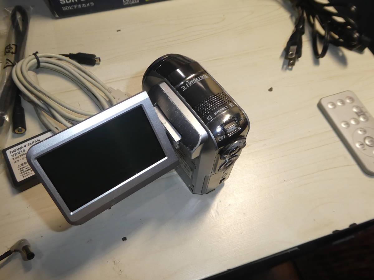 Panasonic SDR-S100-S SDビデオカメラ Leica 箱付き_画像6