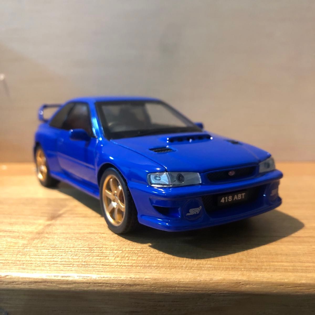 GC8 スバル インプレッサ ミニカー 1/32 頭文字D ブルー GC8 スバル インプレッサ ミニカー 1/32 頭文字D ブルー