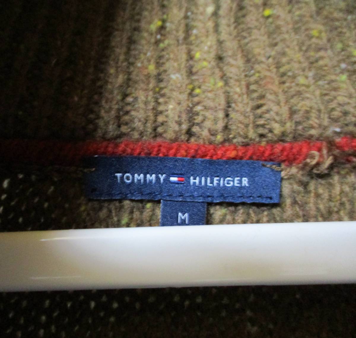  HILFGER トミー トミーヒルフィガー コレクション デザイン ジャケット 羽織 L LX 新品 同様 未使用 試着程度 ブラウン サイズ詳細有_サイズ M 美品