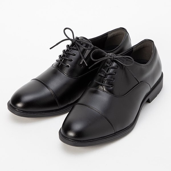 KK630 マドラス madras el greco 新品 黒 軽量 撥水ストレッチ 内羽根ストレートチップ 防滑 ビジネスシューズ 27.0 4E 幅広 冠婚葬祭 3655