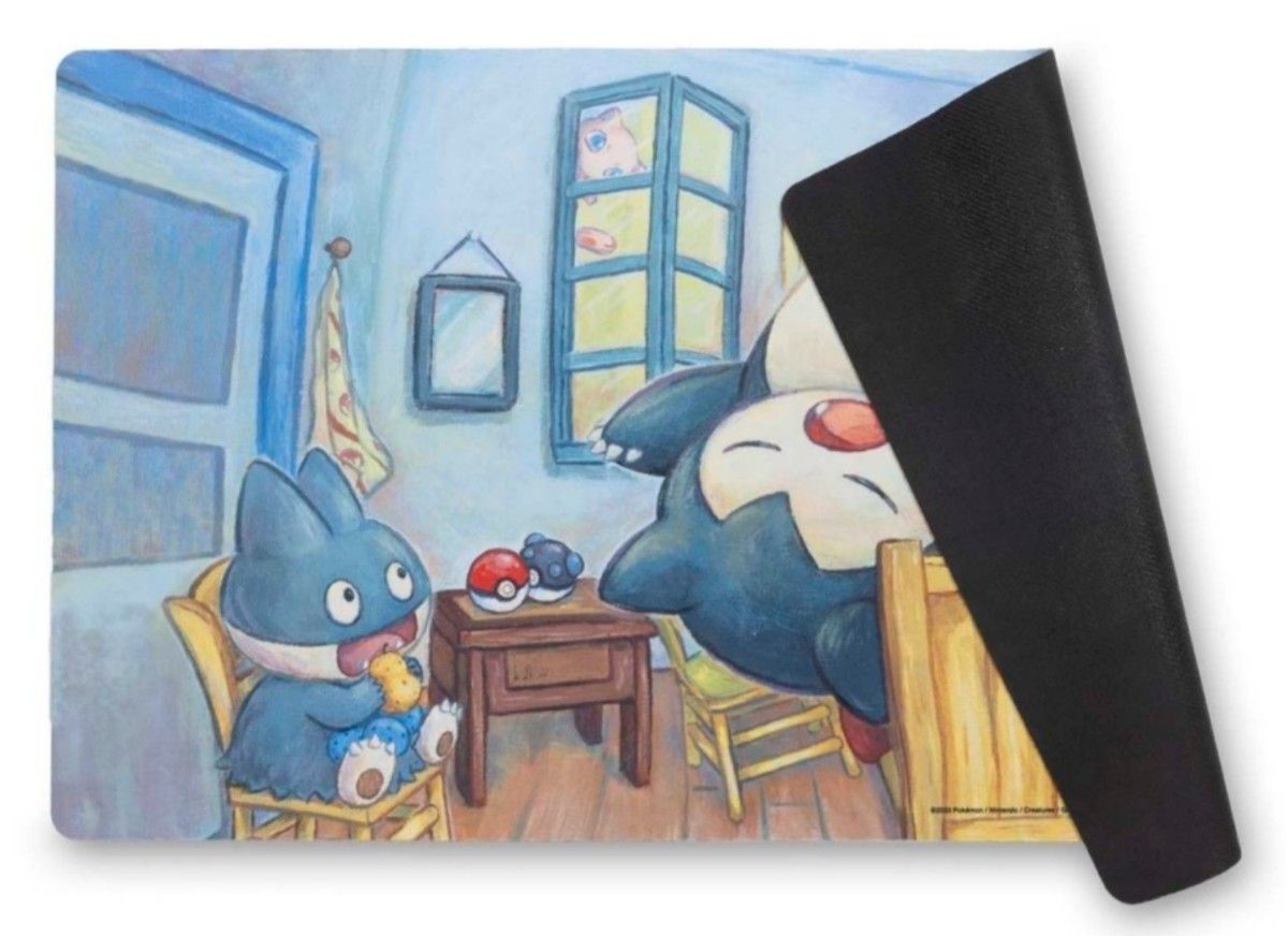 新品未使用】ポケモンセンター ゴッホ美術館 カビゴン プレイ 新品未使用】ポケモンセンター ゴッホ美術館 カビゴン プレイ