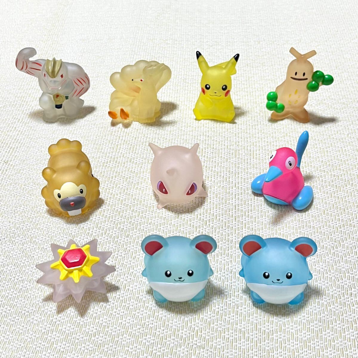 クリア 10体 ポケモンキッズ ポリゴン2 ビッパ スターミー クリア 10体 ポケモンキッズ ポリゴン2 ビッパ スターミー
