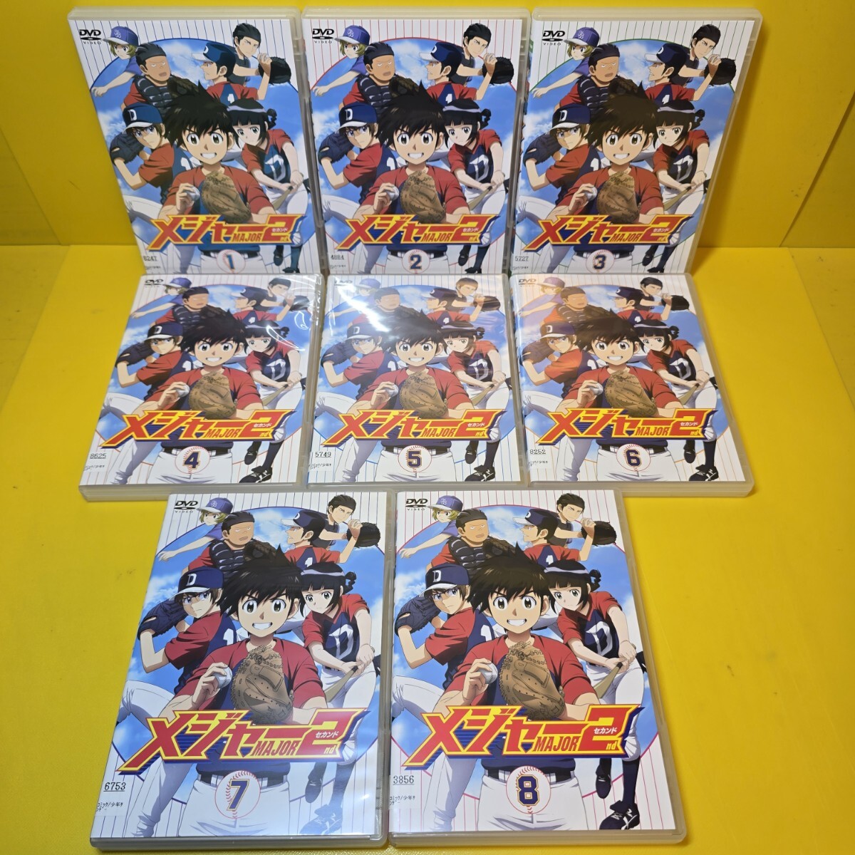 新品ケース交換済み メジャー1期~6期+セカンド+劇場版 DVD全66 新品ケース交換済み メジャー1期~6期+セカンド+劇場版 DVD全66