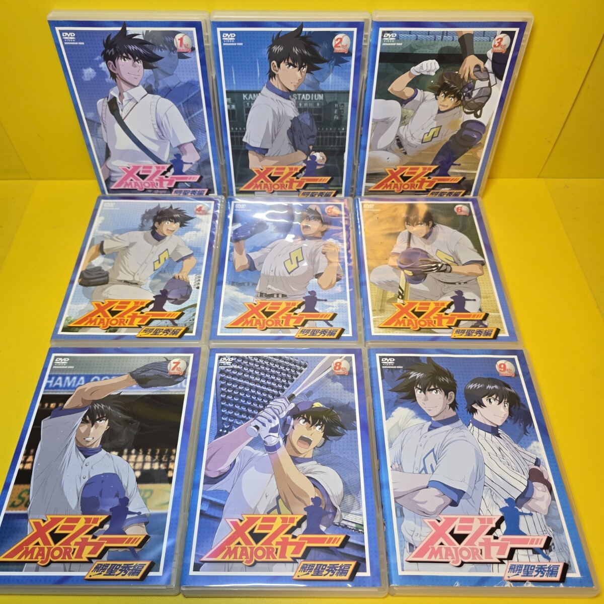 新品ケース交換済み メジャー1期~6期+セカンド+劇場版 DVD全66 新品ケース交換済み メジャー1期~6期+セカンド+劇場版 DVD全66