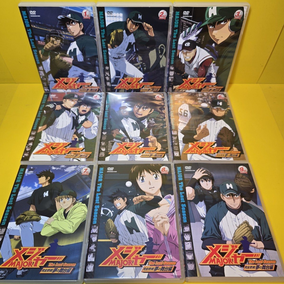 新品ケース交換済み メジャー1期~6期+セカンド+劇場版 DVD全66 新品ケース交換済み メジャー1期~6期+セカンド+劇場版 DVD全66
