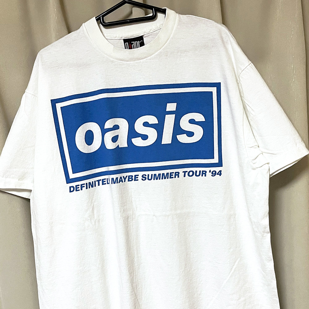 XLサイズ oasis オアシス バンド ツアーTシャツ UKロック フォト ピクチャー 新品 （90s ビンテージ vintage ジャイアント giant USA製）
