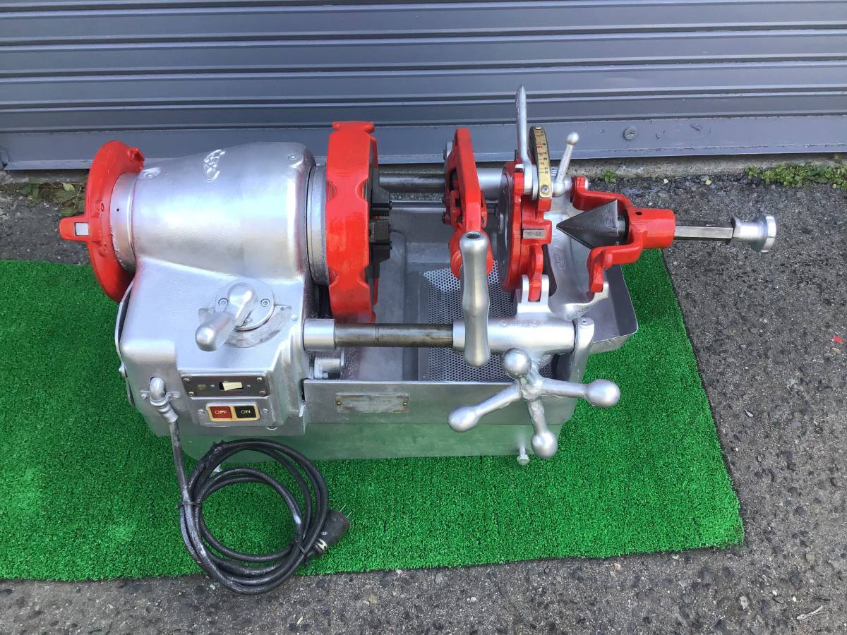 Rex ネジ切り機 100v/200v 切替可能 ダイヘット付き 手渡し可能 Rex ネジ切り機 100v/200v 切替可能 ダイヘット付き 手渡し可能