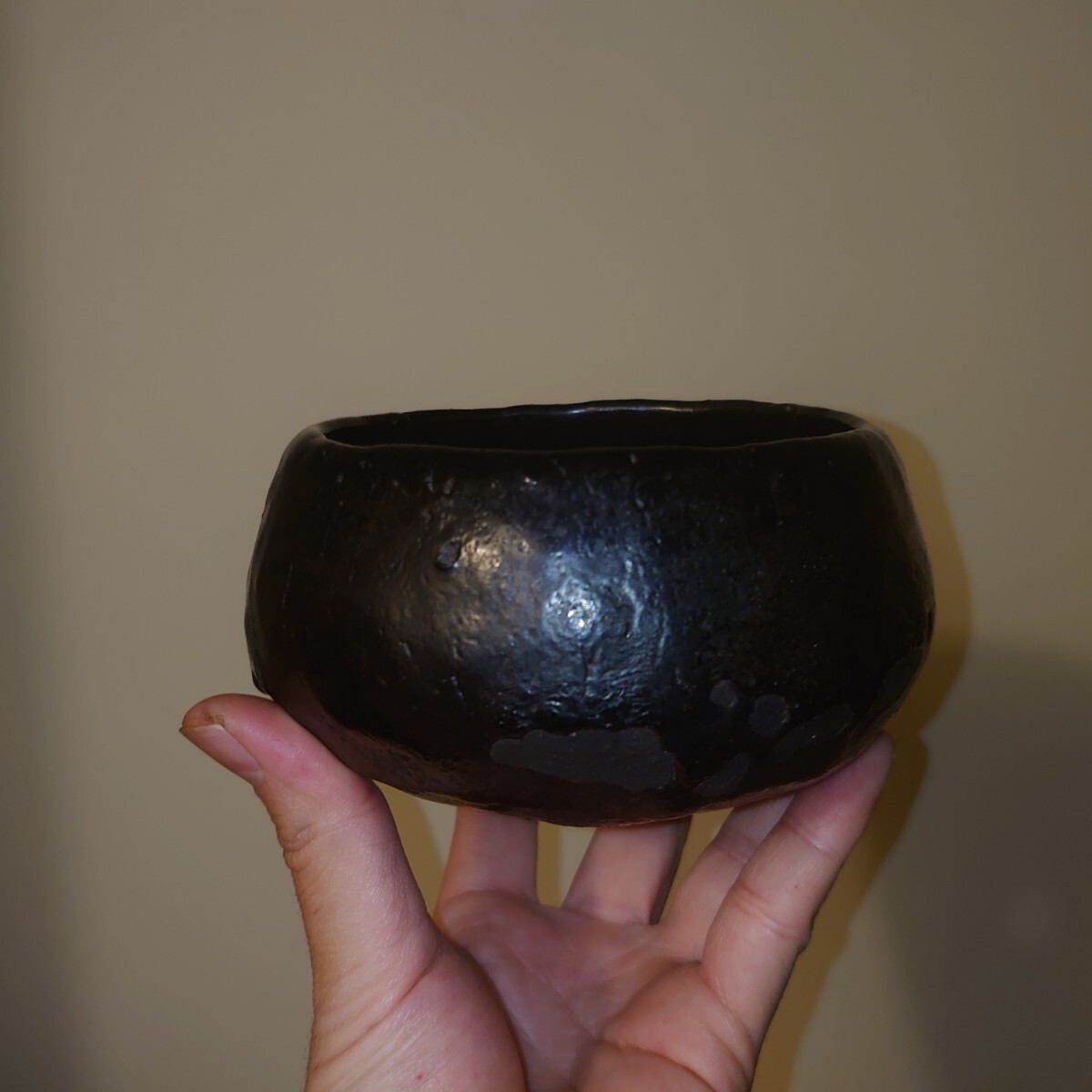 明治時代 古美濃 古瀬戸 黒織部 鉄絵 草文様 双耳 香炉 茶道具 茶器 香道具 明治時代 古美濃 古瀬戸 黒織部 鉄絵 草文様 双耳 香炉 茶道具