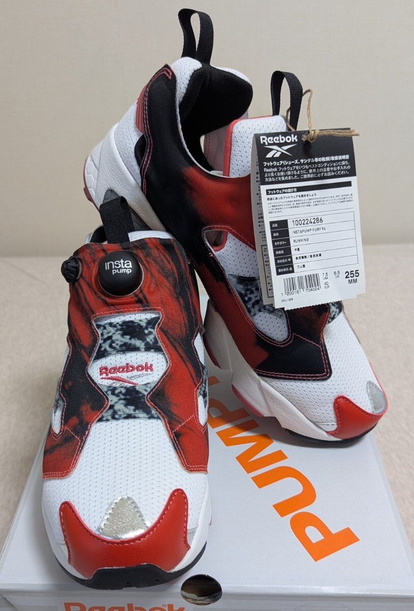 Koshi Inaba×Reebok INSTAPUMP FURY 94 MAGMA<WHITE / RED>B'z Koshi Inaba×Reebok INSTAPUMP FURY 94 MAGMA<WHITE / RED>B'z