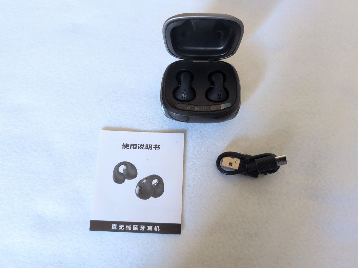 美品」JX80 ワイヤレスイヤホン Bluetooth V5 3 骨伝導 ながら 美品」JX80 ワイヤレスイヤホン Bluetooth V5 3 骨伝導 ながら